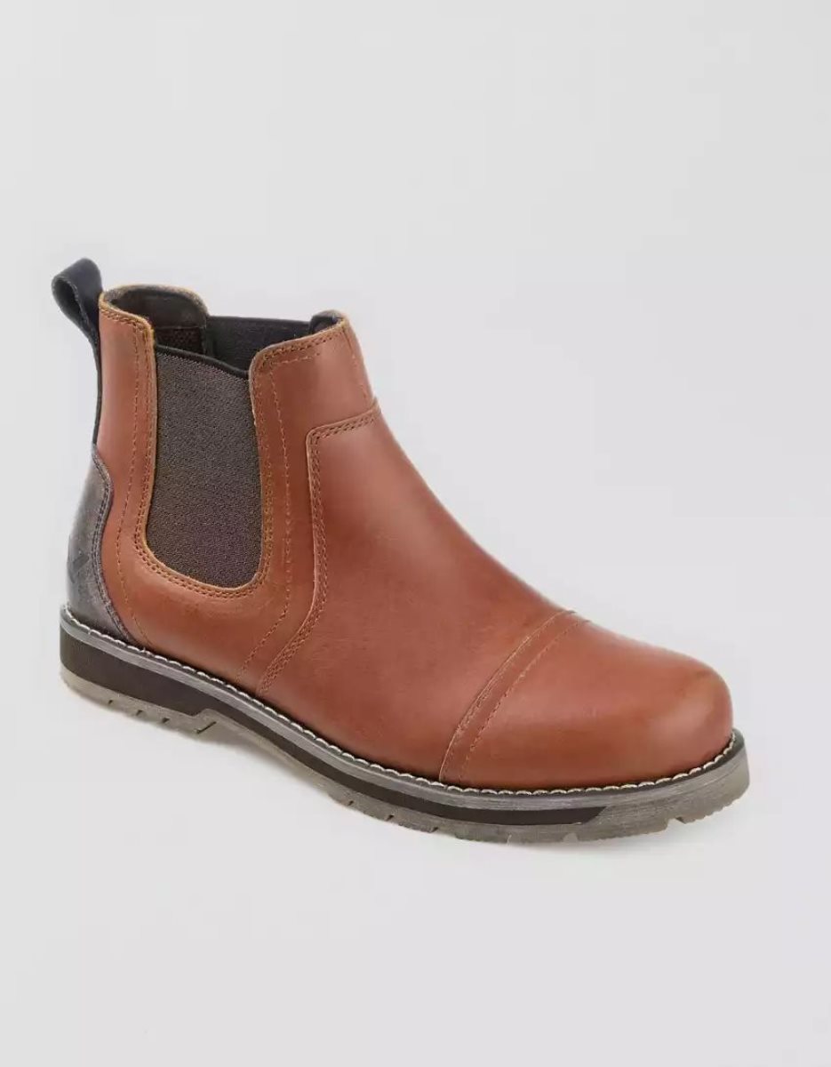 Bottes American Eagle Territory Holloway Chelsea Marron Homme | SPK-19926865